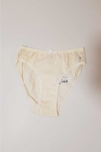 Tutku Kadin Beyaz Bikini Alt Kombin Firuze 0515 Trendyol