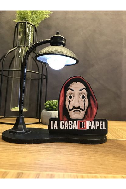 Cetin Accessories La Cada De Papel Figurlu Kitap Okuma Ve Masa Lambasi Trendyol