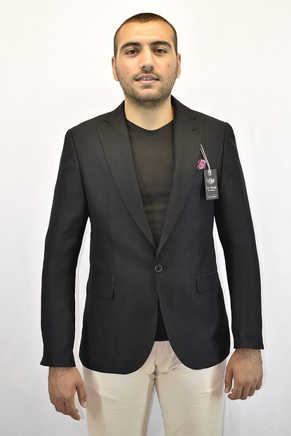 Rufmark Collection Erkek Siyah Tek Ceket Trendyol