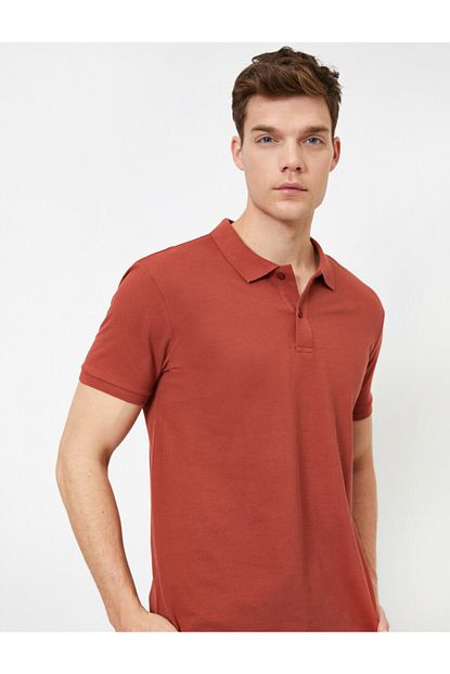 Koton Erkek Kirmizi Polo Yaka T Shirt 0yam12133lk Trendyol