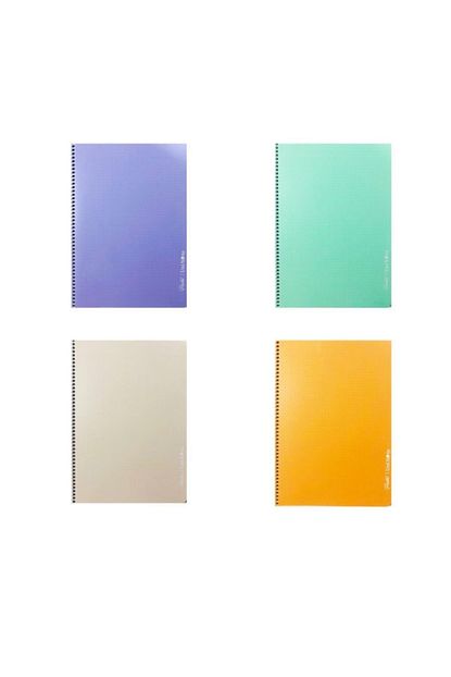 Cinar Dizayn Pastel Renk Spiralli Defter 96 Yp Cizgili A4 4 Lu Trendyol