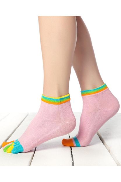 Socks Concept Kadin Renkli Parmakli Corap Trendyol