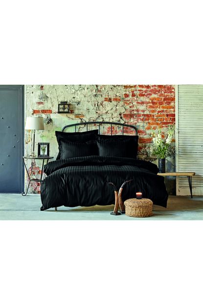 Karaca Home Mag Charm Bold Siyah Pamuk Saten Cift Kisilik Nevresim Takimi Trendyol