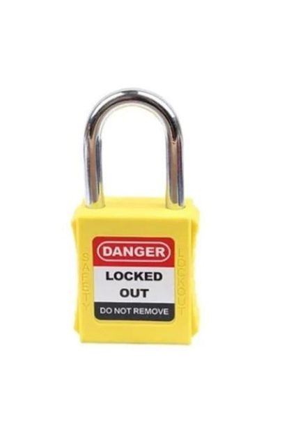 Safety Lockey Lockout P38s Masterkey 38mm Is Guvenligi Kilidi Sari Trendyol