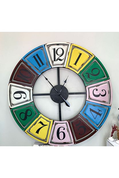 Platin Saat 100 Cm Metal Dekoratif Duvar Saati Modeli Trendyol