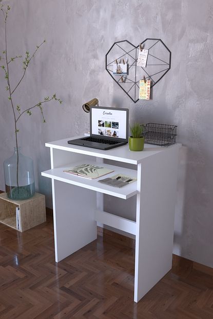 Remaks Bilgisayar Pc Calisma Laptop Masasi Beyaz Trendyol
