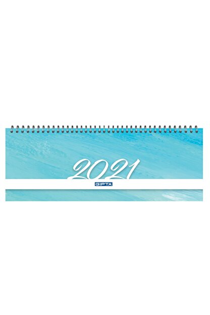 Gipta Brite 2021 Haftalik Spiralli Masa Takvimi 12x33 Cm 504 Btk Mavi Trendyol