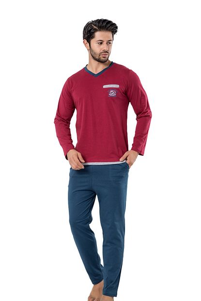 Donex Erkek Uzun Kollu Pijama Trendyol