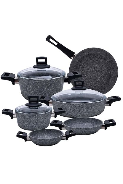 Acar Karaca Biogranit Premium Gray Mega Set 9 Rpc Trendyol