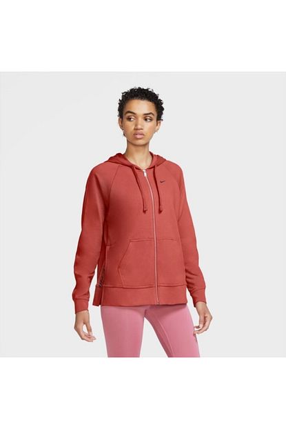 Nike Kadin Kirmizi Kapusonlu Sweatshirt Cu7009 895 Trendyol