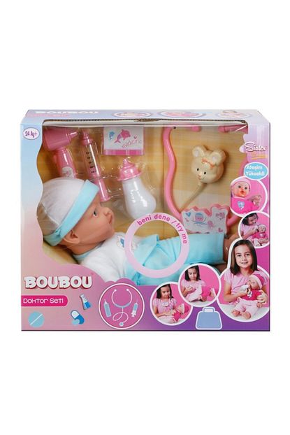 Oyuncakmatik Boubou Ateslenen Oyuncak Bebek Doktor Seti Trendyol