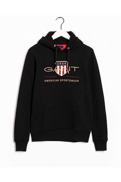 Gant Erkek Siyah Sweatshirt 2047056 Trendyol