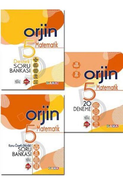 Gama Yayinlari Orjin 5 Sinif Matematik Soru Ve Deneme Kitabi Set 2021 Trendyol