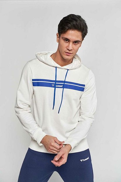 Hummel Erkek Beyaz Leandro Sweatshirt 920920 9973 Trendyol