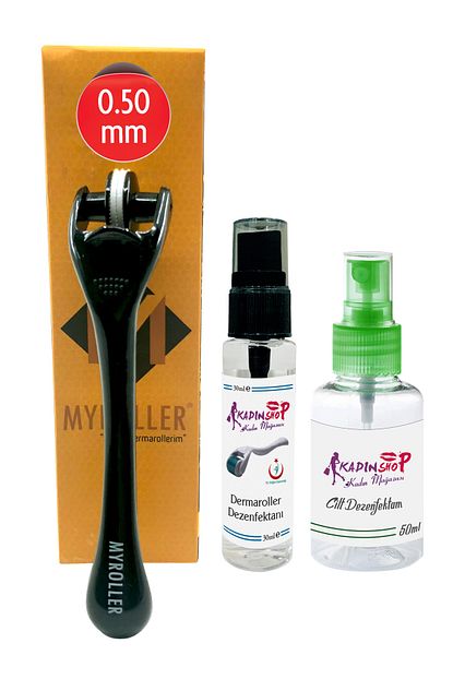 Myroller Eye Dermaroller 0 50 Mm Titanyum 180 Igneli Goz Cevresi Ve Goz Alti Icin Derma Roller Trendyol