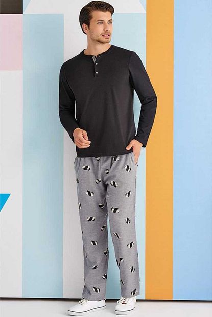 Roly Poly Erkek Siyah Pijama Takimi Trendyol