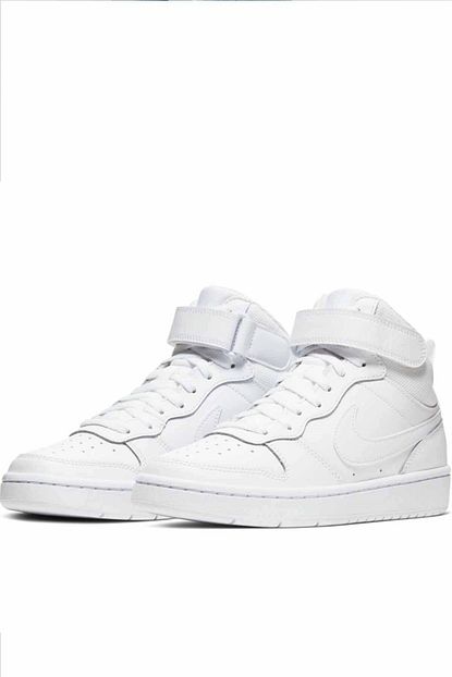 Nike Court Borough Mid 2 Gs Kadin Gunluk Spor Ayakkabi Cd7782 100 Trendyol