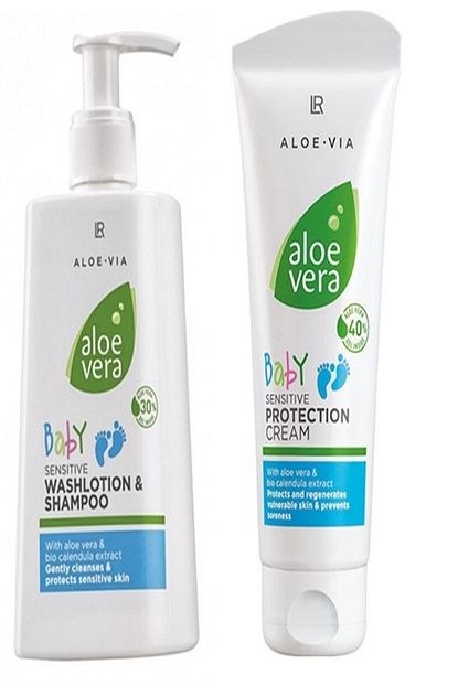 Lr Aloe Vera Bebek Sampuani 250 Ml Aloe Vera Bebek Pisik Onleyici Krem 100 Ml Trendyol