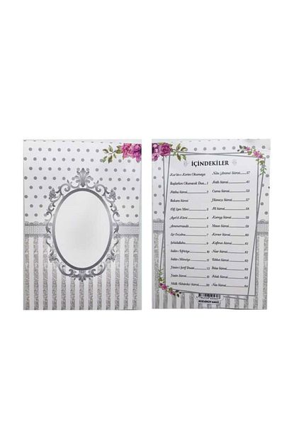 Eminonutoptanci Desenli Yasin Kitap Ortasi Bos 10x15 Cm 10 Adet Gumus Trendyol