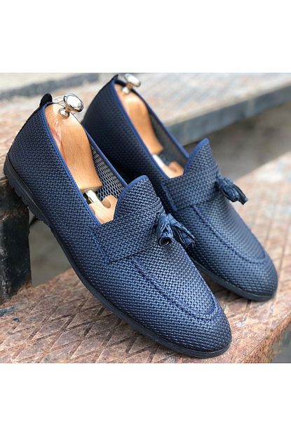 Mpp Erkek Lacivert Hafif Esnek Oxford Erkek Ayakkabi Rf 12017 Trendyol