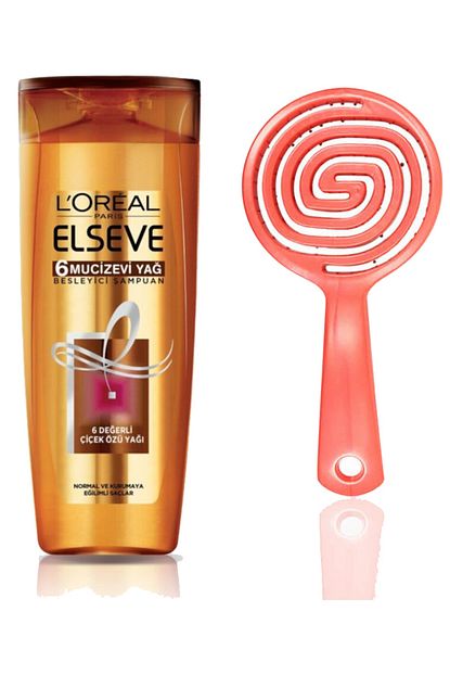 Elseve 6 Mucizevi Yag Besleyici Sampuan 360 Ml 3600523165797 Pro Uc Boyutlu Oval Sac Fircasi 02 Nasfpro Trendyol