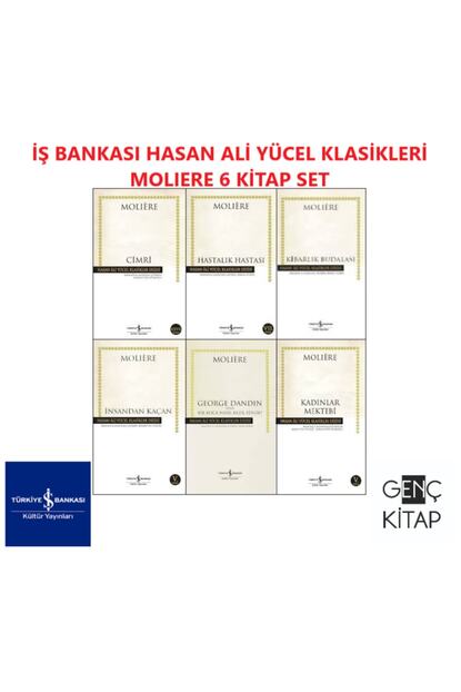 Is Bankasi Kultur Yayinlari Is Bankasi Moliere 6 Kitap Set Hasan Ali Yucel Klasikleri Dizisi Cimri Hastalik Hastasi Trendyol