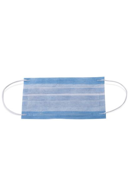 By Medic Koruyucu Maske 3 Katli Burun Telli 50 Adet Mavi Trendyol