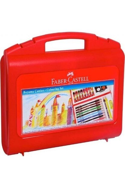 Faber Castell Boyama Cantasi 38 Parca Set Kuru Sulu Pastel Boya Trendyol
