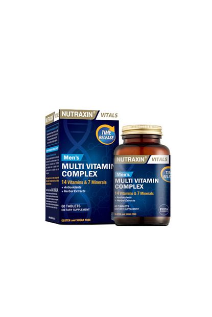 Nutraxin Multivitamin Erkek Multivitamin Mineral Complex 60 Tablet Trendyol