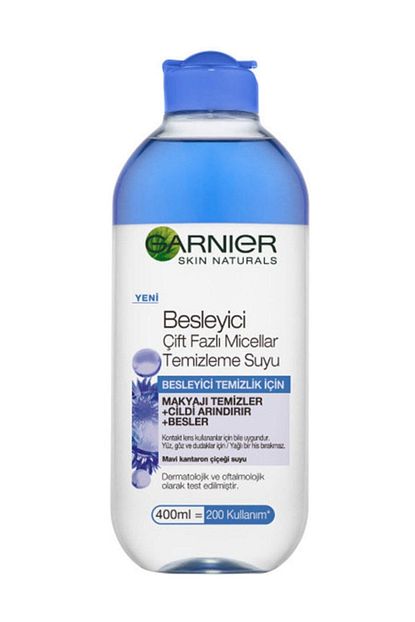 Garnier Besleyici Cift Fazli Micellar Makyaj Temizleme Suyu 400 Ml 3600542098113 Trendyol