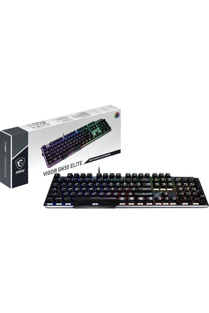 Msi Vigor Gk50 Elite Kailh Box White Switch Turkce Rgb Mekanik Oyuncu Klavyesi Trendyol