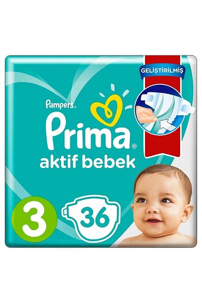 Prima Bebek Bezi 3 Beden 36 Adet Trendyol