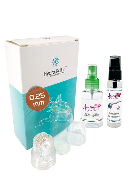 Hydra Roller 64 Altin Igne Aplikator Serum Ampul Uygulayici 0 25 Mm Dermaroller Trendyol