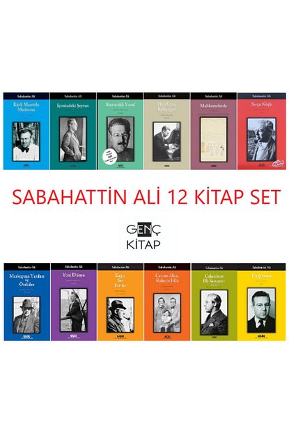Yapi Kredi Yayinlari Sabahattin Ali 12 Kitap Set Kuyucakli Yusuf Kurk Mantolu Madonna Icimizdeki Trendyol