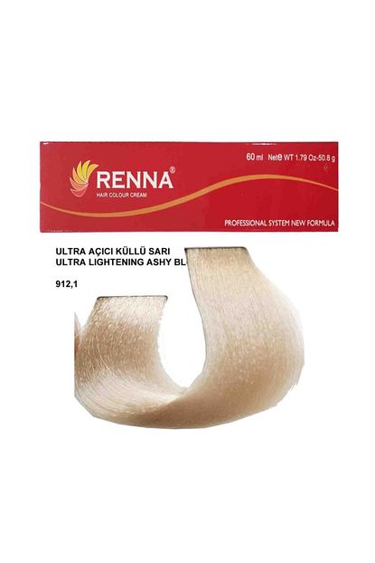 Renna Sac Boyasi Tup 60 Ml Ultra Acici Kullu Sari 912 1 Oksidan Hediyeli Trendyol