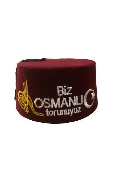 dilekkostum biz osmanli torunuyuz fesi ozel hediyelik fes fiyati yorumlari trendyol