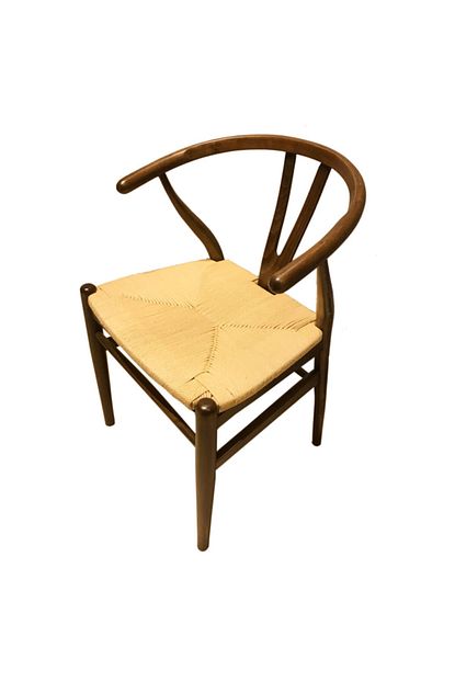 Szn Wood Sandalye Danish Hasir Acik Ceviz 48cm Oturum 56x46x78cm Trendyol