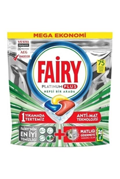 Fairy Platinum Plus Bulasik Makinesi Tableti 75 Li Trendyol