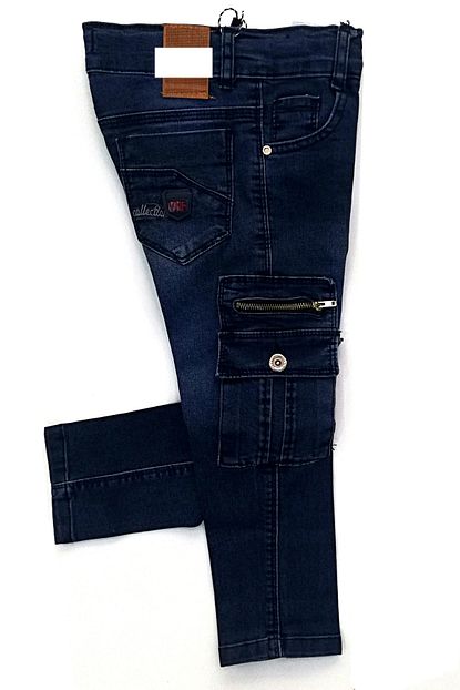 Vnd Erkek Cocuk Mavi Yan Cepli Kot Pantolon Trendyol