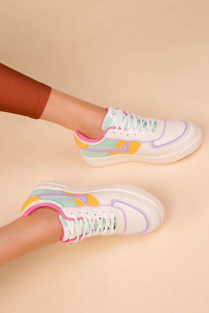 Soho Bej Renkli Kadin Sneaker 15278 Trendyol