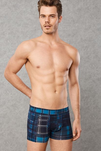 Doreanse Modal Koton Kareli Erkek Boxer Kulot 1876 Trendyol