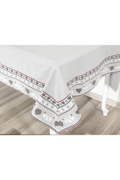 English Home Kirmizi Pamuklu Mutfak Masa Ortusu 150x150 Cm Trendyol