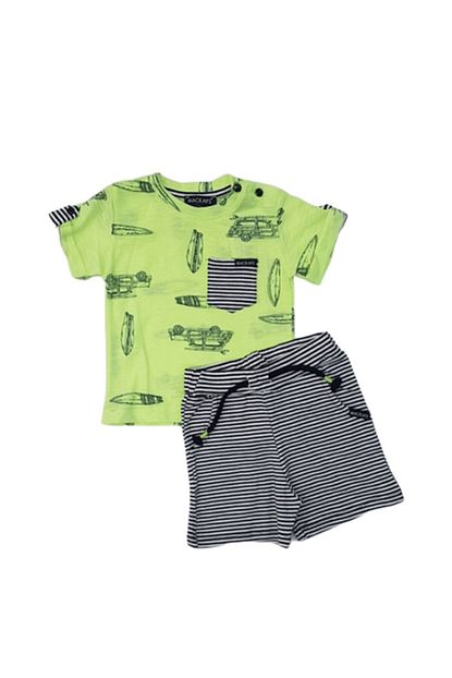 Mackays Baby 2650 023 Araba Desenli Erkek Bebek Takim Trendyol