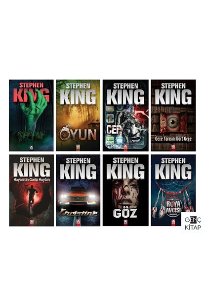 Altin Kitaplar Stephen King 8 Kitap Set 2 Seffaf Oyun Cep Goz Hayaletin Garip Huylari Christine Ruya Avcisi Trendyol