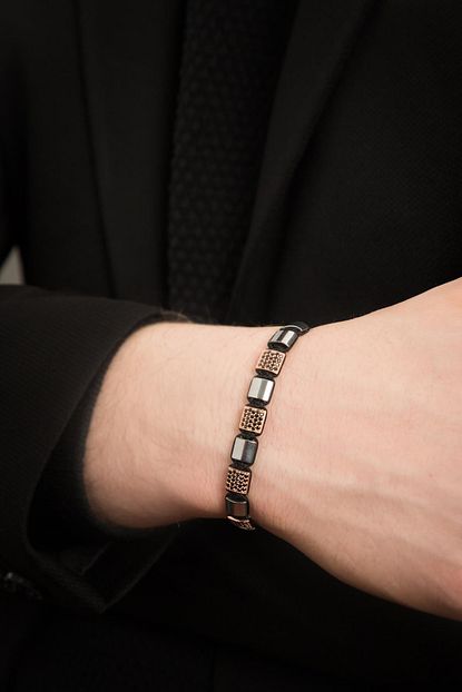 Elika Silver Erkek El Yapimi 925 Ayar Gumus Bileklik Trendyol