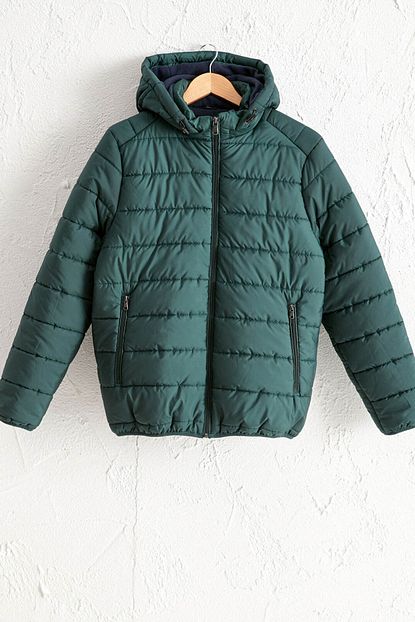 Lc Waikiki Erkek Zeytin Yesili Sisme Mont 0wbu32z8 Trendyol