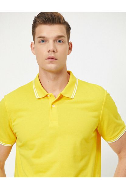 Koton Erkek Sari T Shirt 0yam11203lk Trendyol
