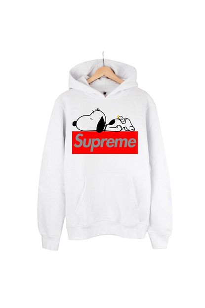 Eba Erkek Beyaz Snoopy Supreme Trendyol