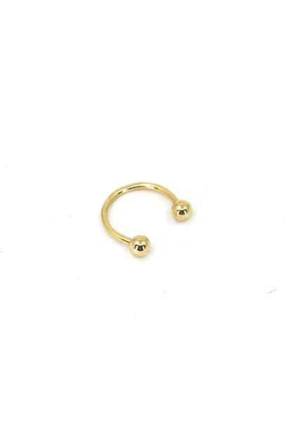 Safir Kuyumculuk Minimal Altin Piercing Tragus Kupe Trendyol