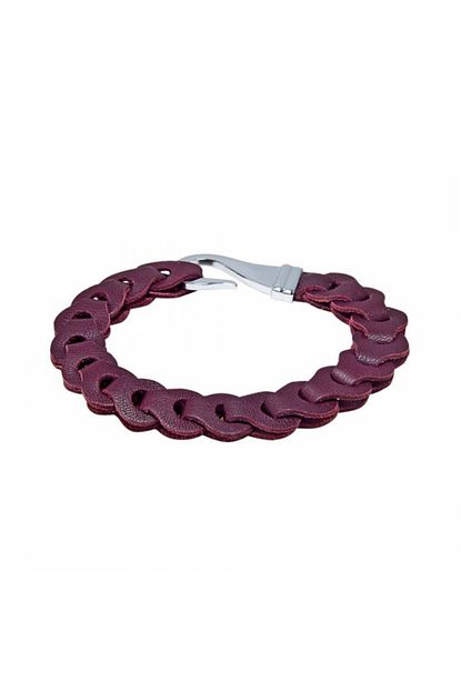 So Chic Style Steel Erkek Deri Bileklik Kahverengi Trendyol